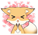 Foxlove emote for Discord