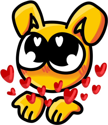Bunny_love emote for Discord