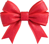 Red_sparkly_bow emote for Discord