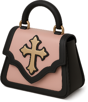 Pinkblackpurse emote for Discord