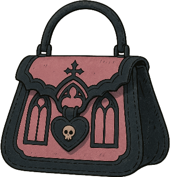 Blackpinkgothpurse3 emote for Discord