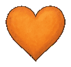 Orangeheartgif emote for Discord