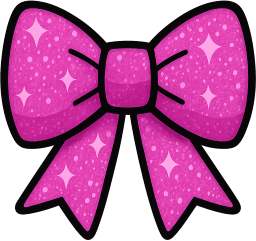 Pinkglitterbow emote for Discord