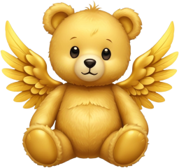 Gold_angel_teddybear emote for Discord