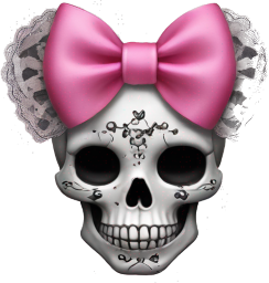 Gothic_skull emote for Discord