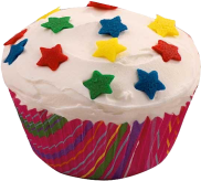 Rainbowstarcupcake emote for Discord