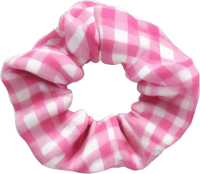 Pink_white_plaid_scrunchie emote for Discord