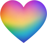 Rainbowheartx emote for Discord