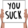 YouSuckSign emote for Discord