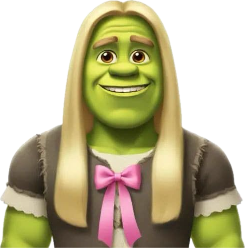 Prettyshrek emote for Discord