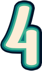 Number_4_Four emote for Discord
