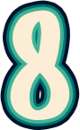 Number_8_Eight emote for Discord