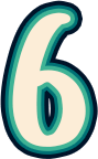 Number_6_Six emote for Discord