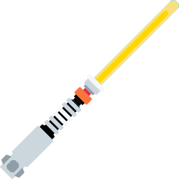 GoldLightsaber emote for Discord