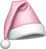 Lightpinksantahat emote for Discord