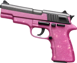 Pinkglittergun emote for Discord