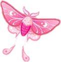 PinkLunarMoth emote for Discord