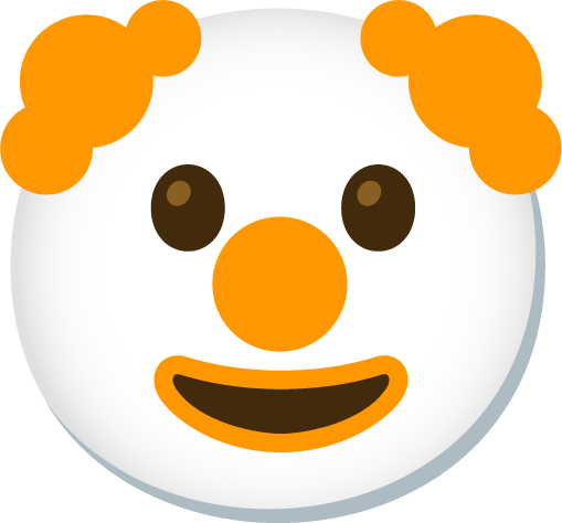 Orangeclown emote for Discord