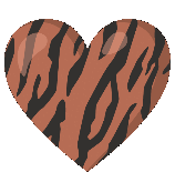 Blackbrownheartgif emote for Discord