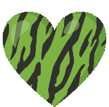 Blackgreenheartgif emote for Discord