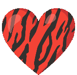 Redblackheartgif emote for Discord