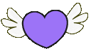 Purpleflyingheart emote for Discord
