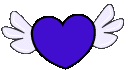 Blueflyingheart emote for Discord