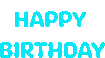 Happy_birthday_lightblue emote for Discord