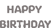 Happy_birthday_gray emote for Discord