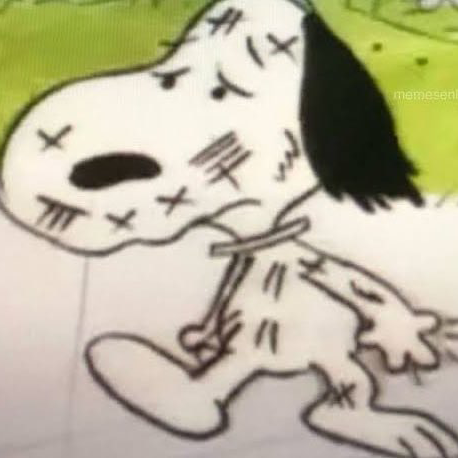 SnoopyVerguiado emote for Discord