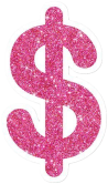Pinkglittermoney emote for Discord