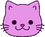 Cutecatemoji_lightpurple emote for Discord