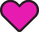 Hotpinkheartgif emote for Discord