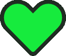 Greenheartgif emote for Discord