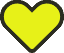 Yellowheartgif emote for Discord