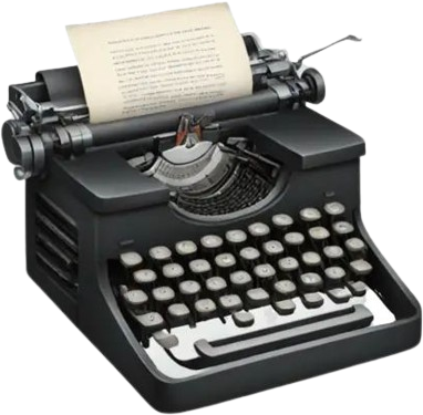black_typewriter emote for Discord