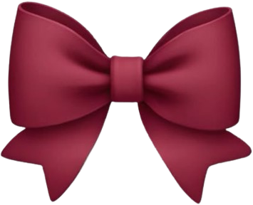 burgundy_red_bow emote for Discord