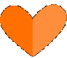 Orangeandlightorangeheart emote for Discord