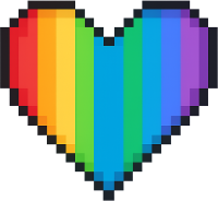 Rainbowheart emote for Discord