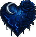 Blueheartgif emote for Discord