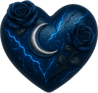 Blue_gothic_heart emote for Discord