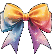 Rainbowglitterbow emote for Discord