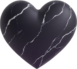 Black_marble_heart emote for Discord