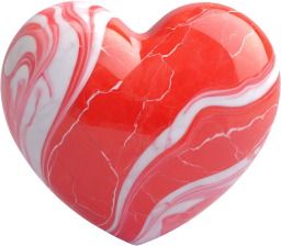 Red_white_marbleheart emote for Discord