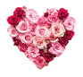 Roseflowerheart emote for Discord