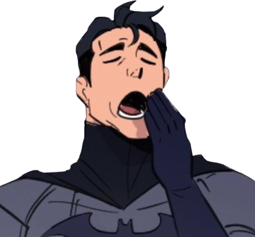 BatmanYawn emote for Discord