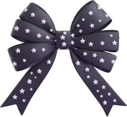 Sparklyblackbow emote for Discord