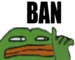 pepeban emote for Discord