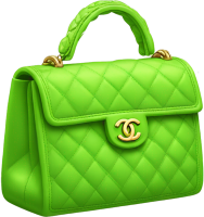 Lime_green_chanel_bag emote for Discord
