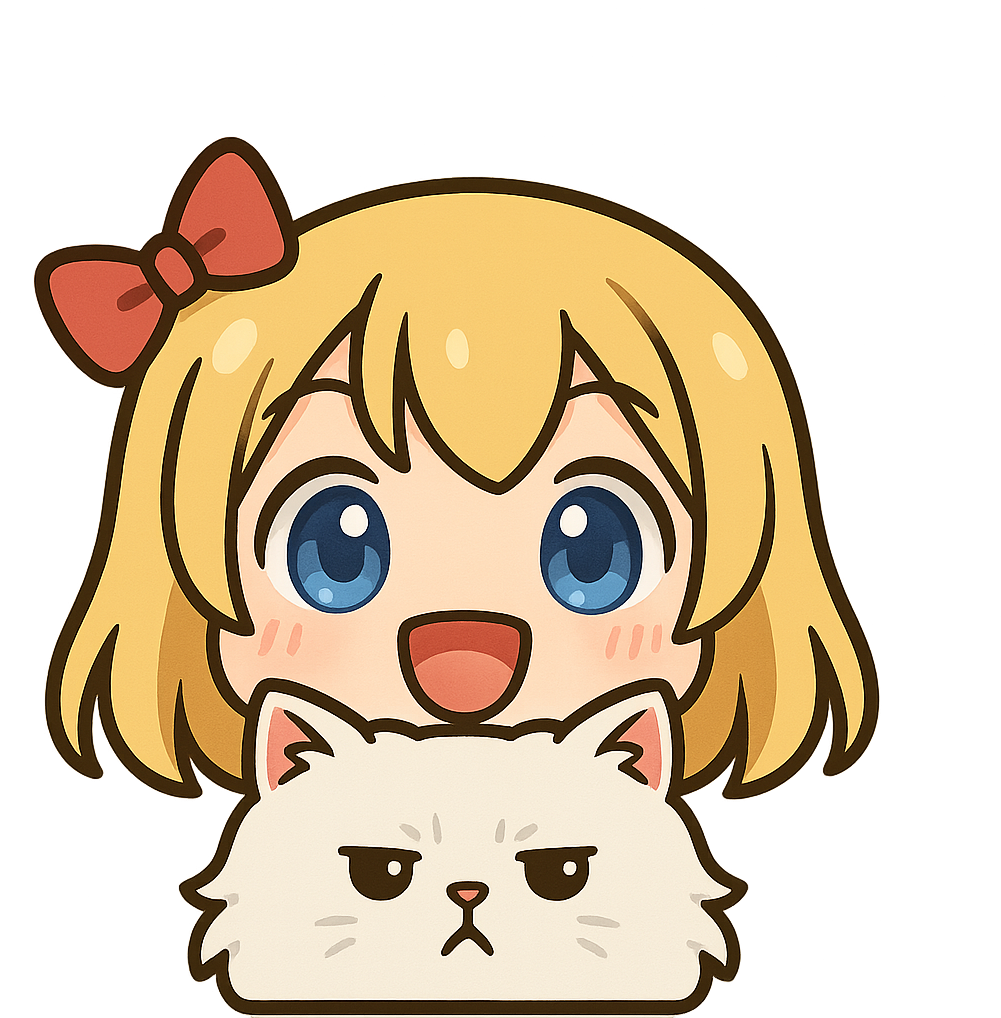 HappyNyuWithCat emote for Discord